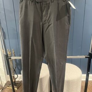 Elegant Gray Men's Dress Pants